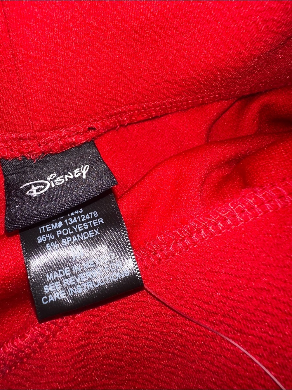 Disney Hot Topic Mickey Mouse Skirt Suspenders Adjustable Size Medium Adorable - Picture 8 of 9